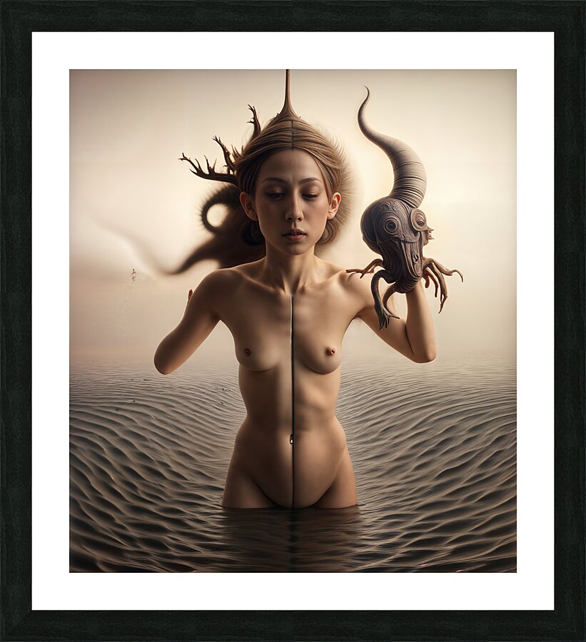 Murky Water  Picture Frame print