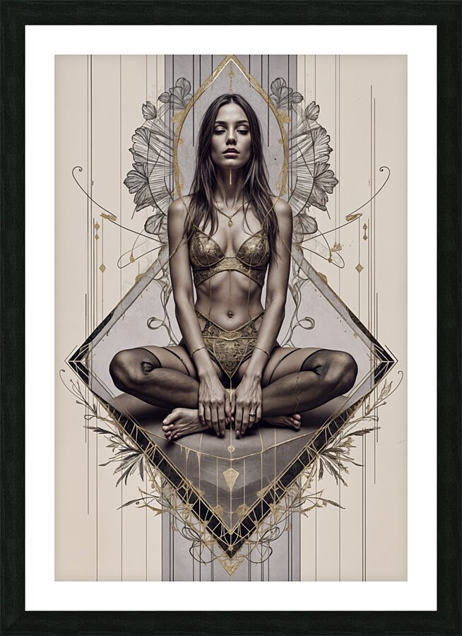 Calm and Composure  Picture Frame print