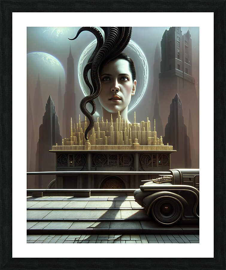 Deep Concentration  Picture Frame print