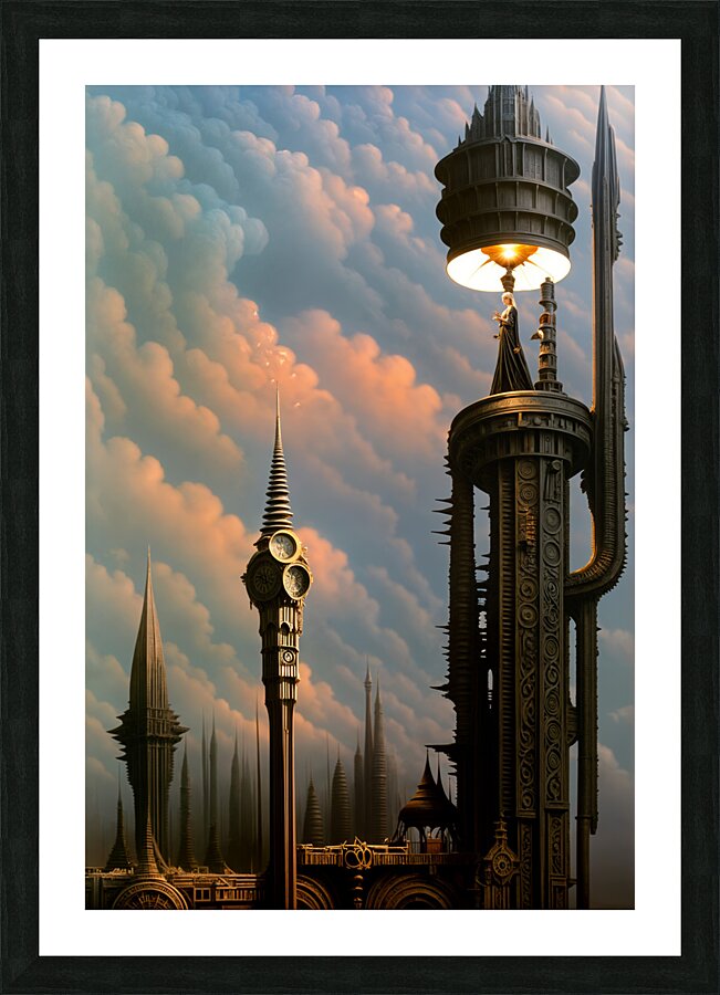 Dark Hues  Picture Frame print