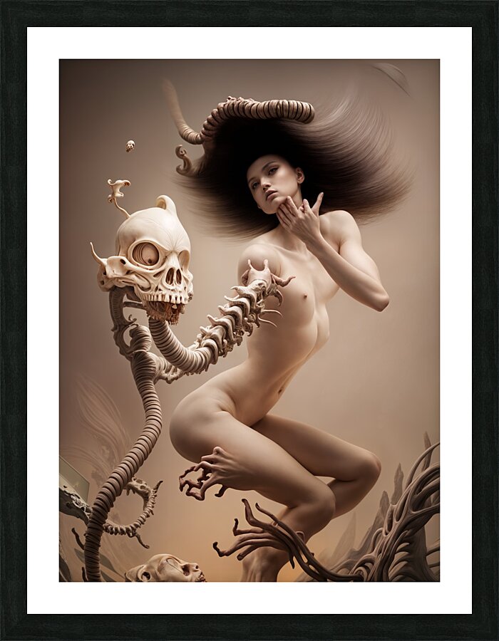 Crown of Bone  Picture Frame print