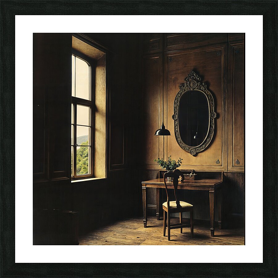  Elegantly Aged  Picture Frame print