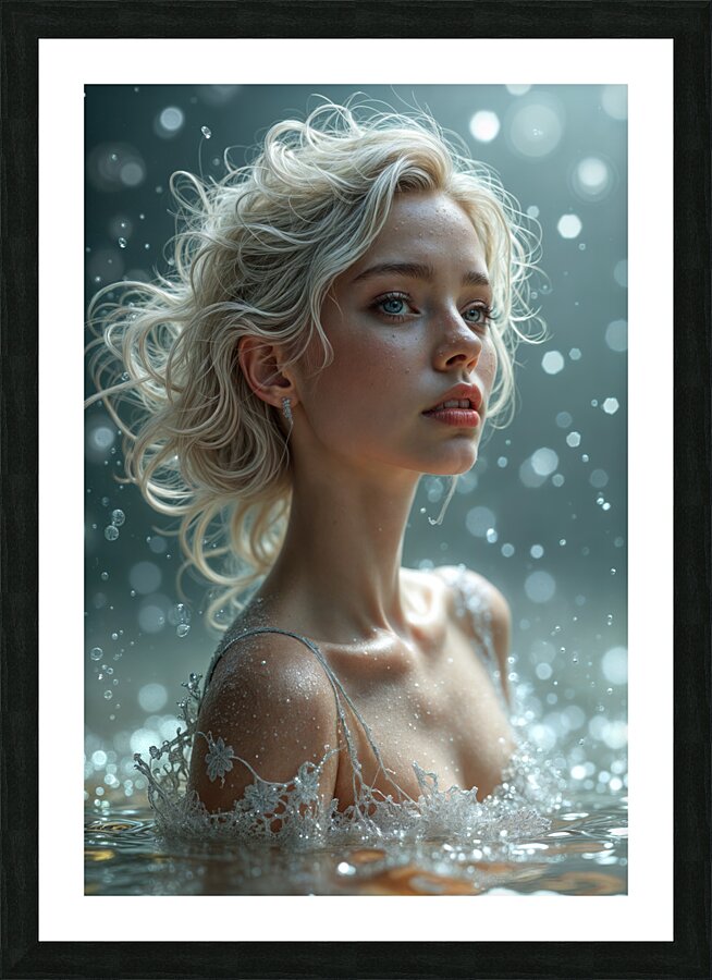  Bubbles and Light  Picture Frame print