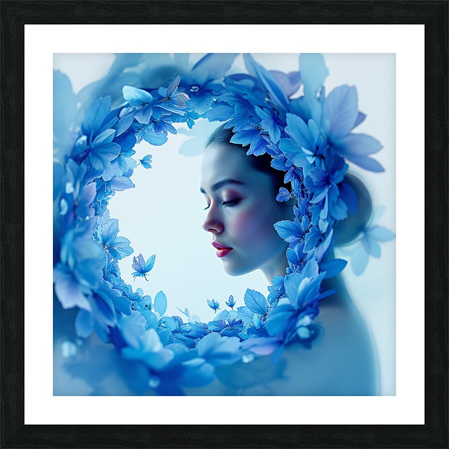 Eyes Closed  Picture Frame print