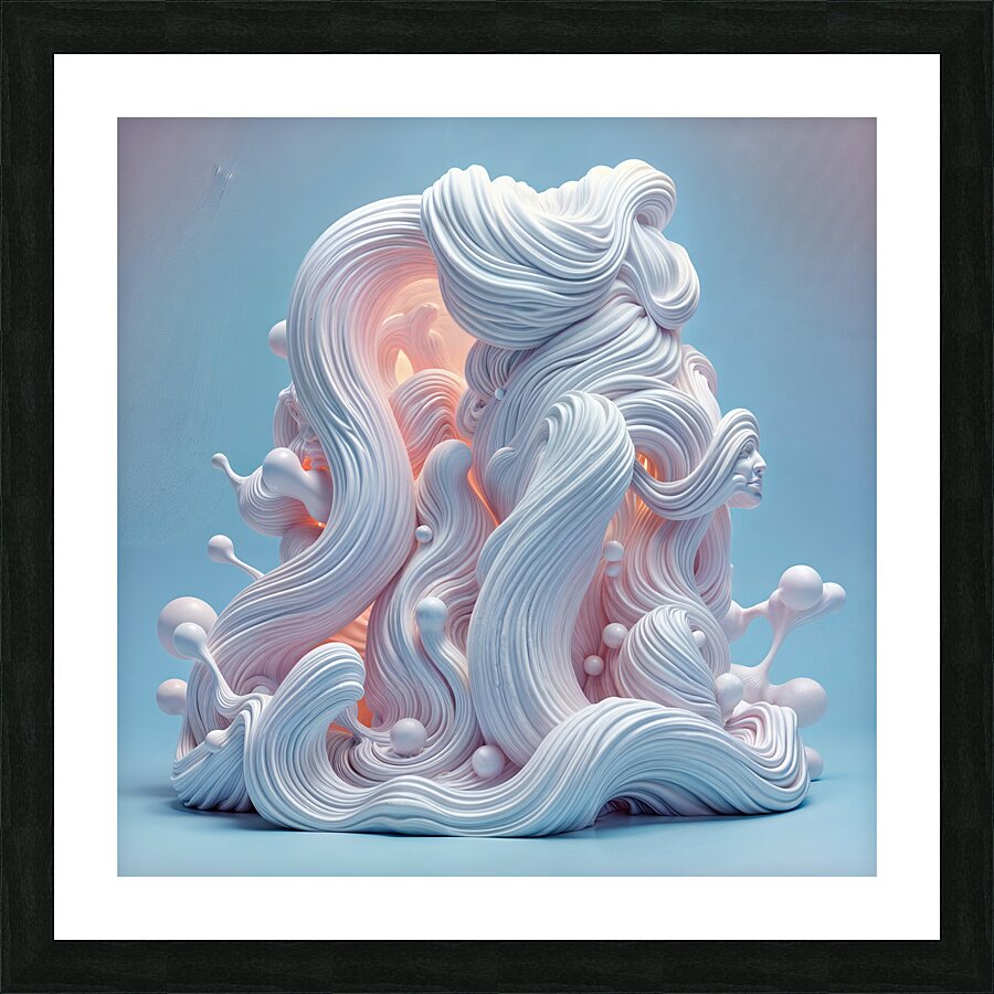 Fluid Elegance  Picture Frame print