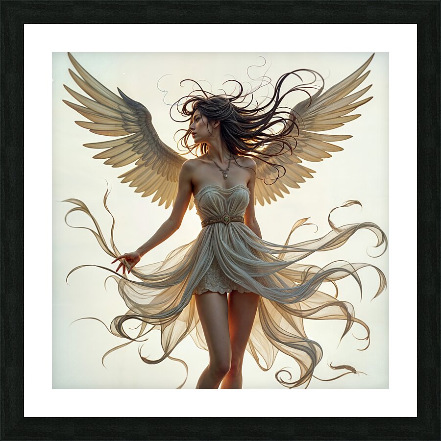 A Stunning Figure  Picture Frame print