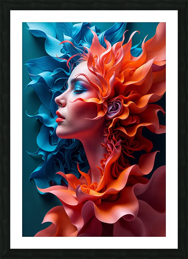  A Vibrant Amalgamation  Picture Frame print