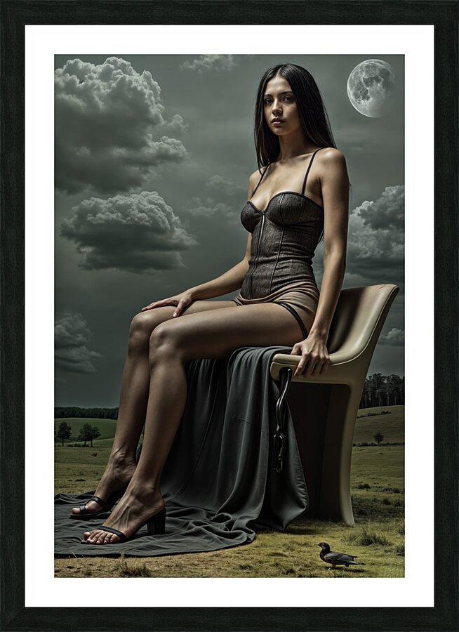 A Brooding Sky  Picture Frame print