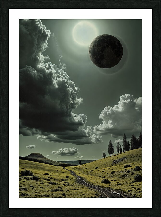 Familiar Earth  Picture Frame print