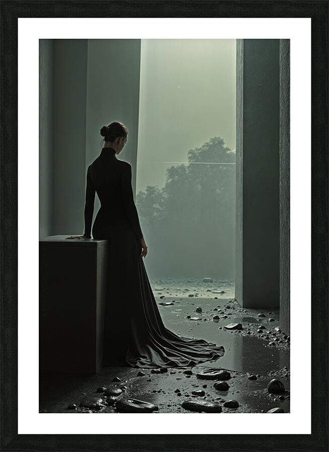 Loneliness  Picture Frame print