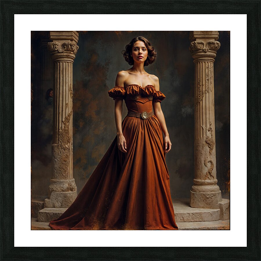 Corseted Structure  Picture Frame print