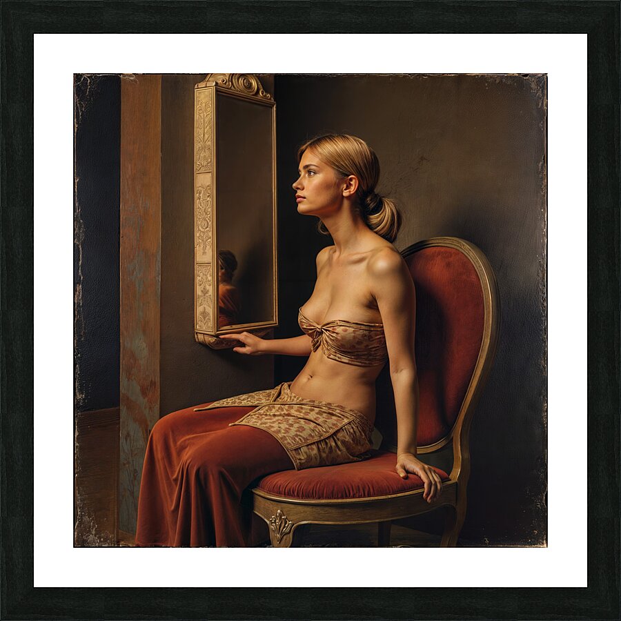  Reflective Mood  Picture Frame print