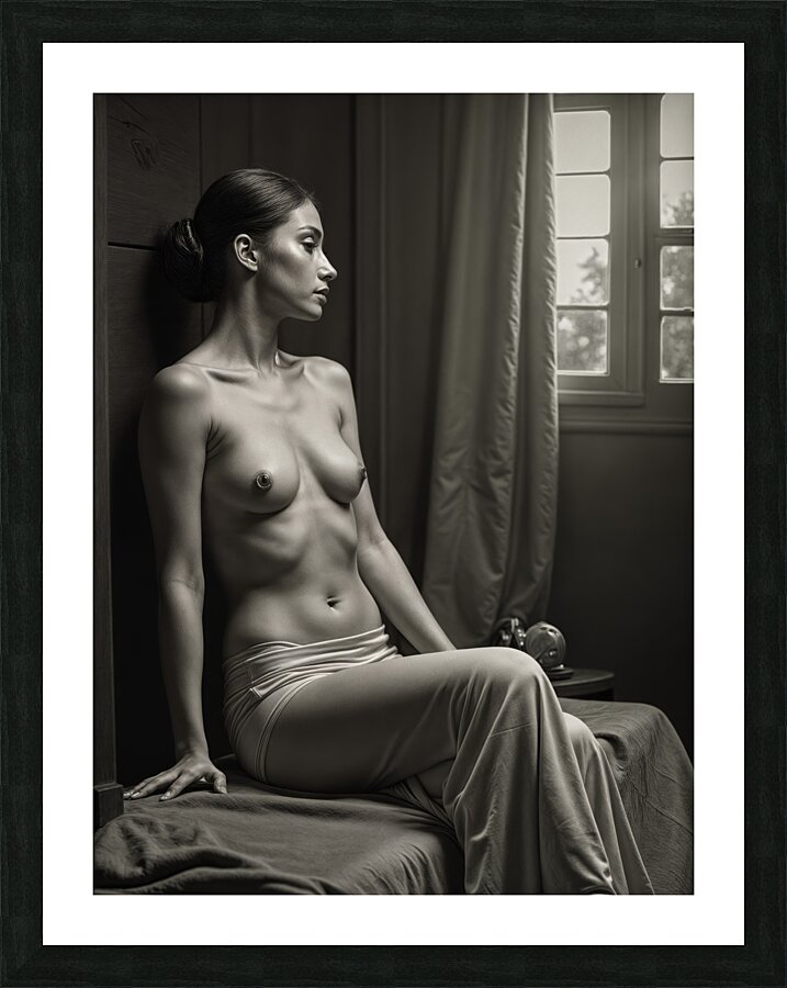 Bare Torso  Picture Frame print