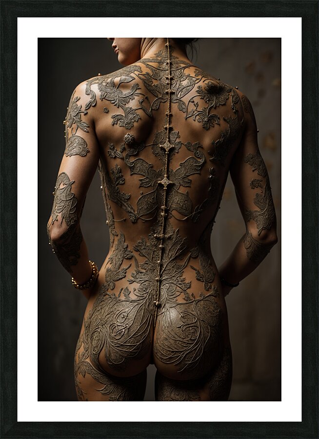 Essentially Nude  Picture Frame print