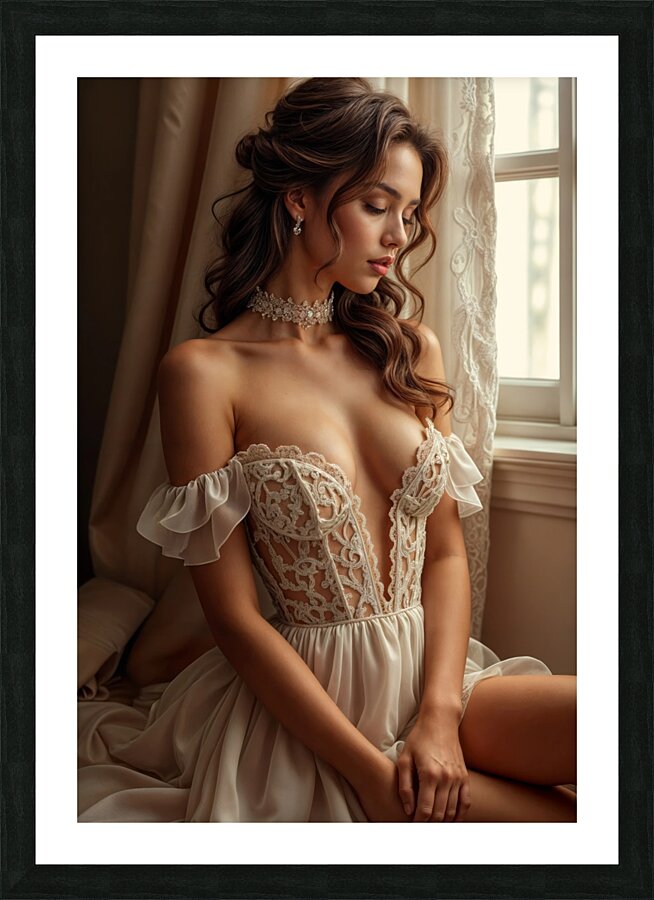 Romantic Aesthetic  Picture Frame print