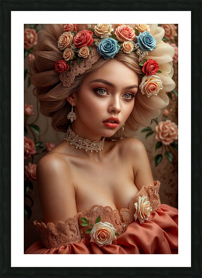 Romantic Look  Picture Frame print