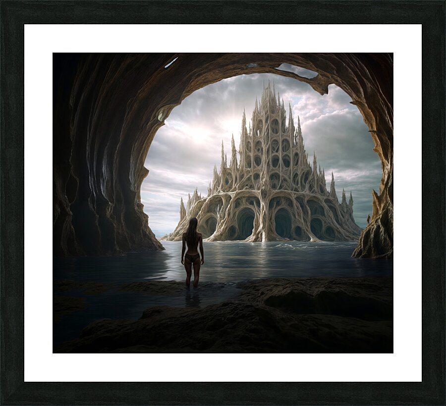  Immense Cavern  Picture Frame print