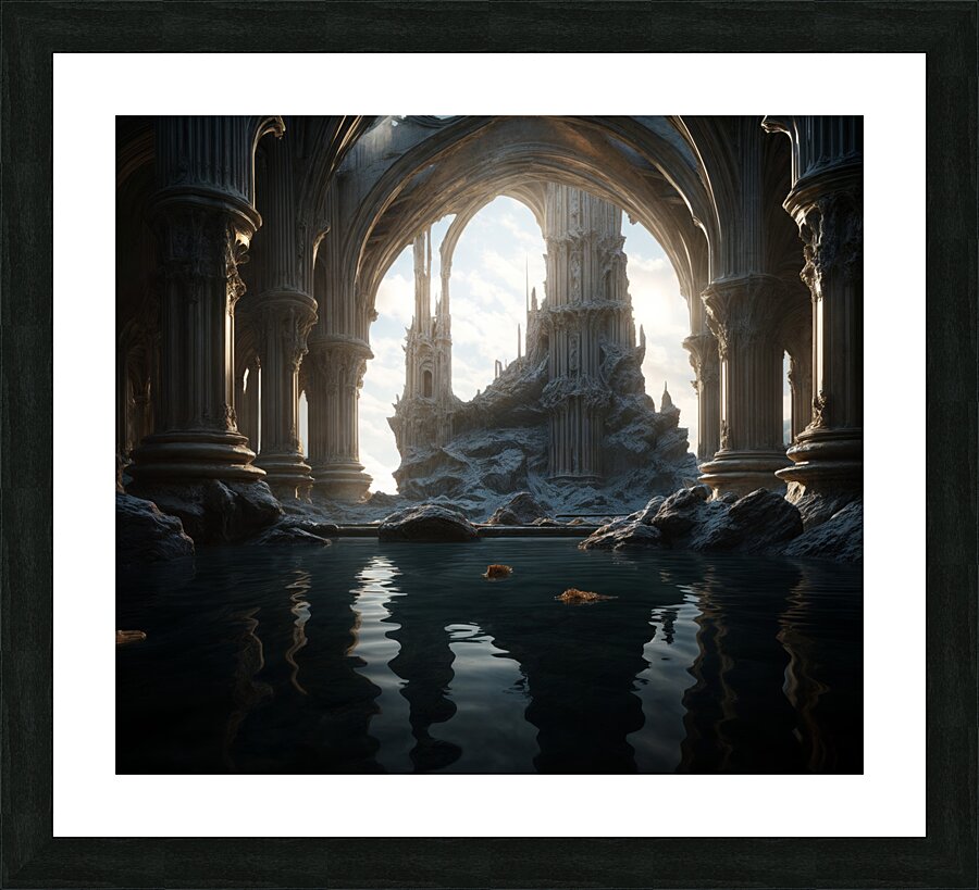 Enchanting Enclave  Picture Frame print
