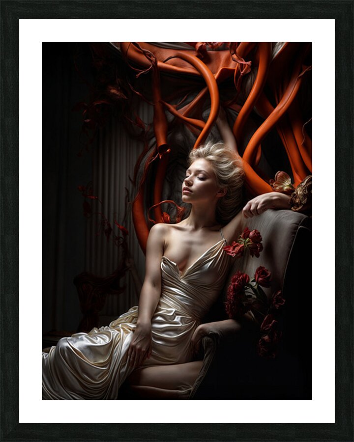 Fleshy Tendrils  Picture Frame print