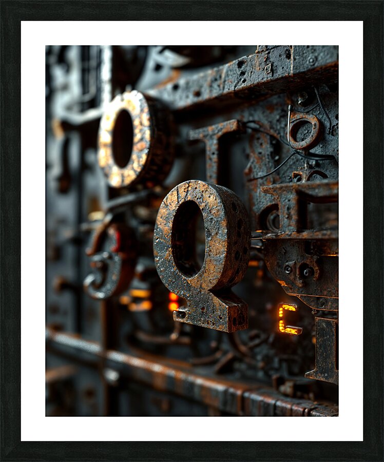  Industrial Style  Picture Frame print