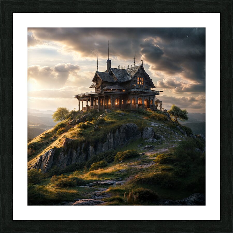  Earth Meets Sky  Picture Frame print