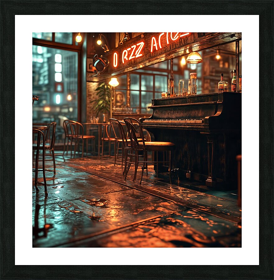  Late At Night  Picture Frame print