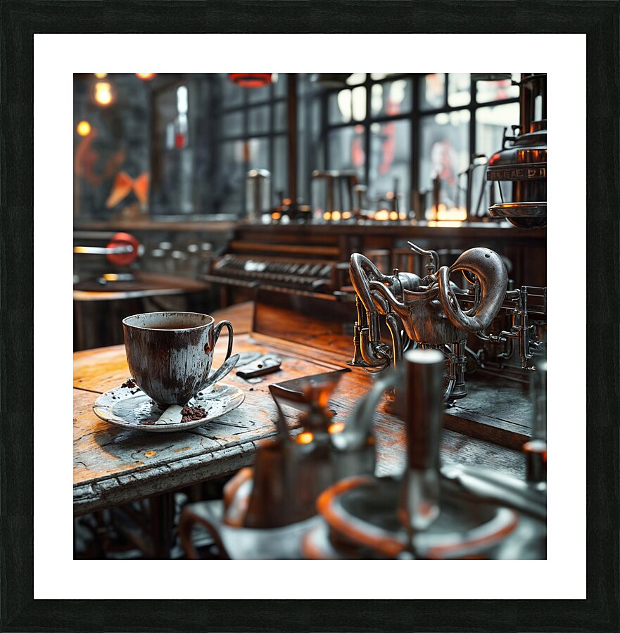  Solitary Teacup  Picture Frame print