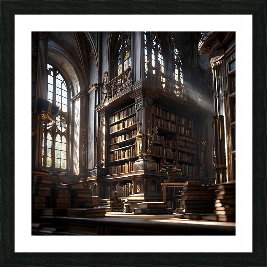  Testament to Knowledge  Picture Frame print