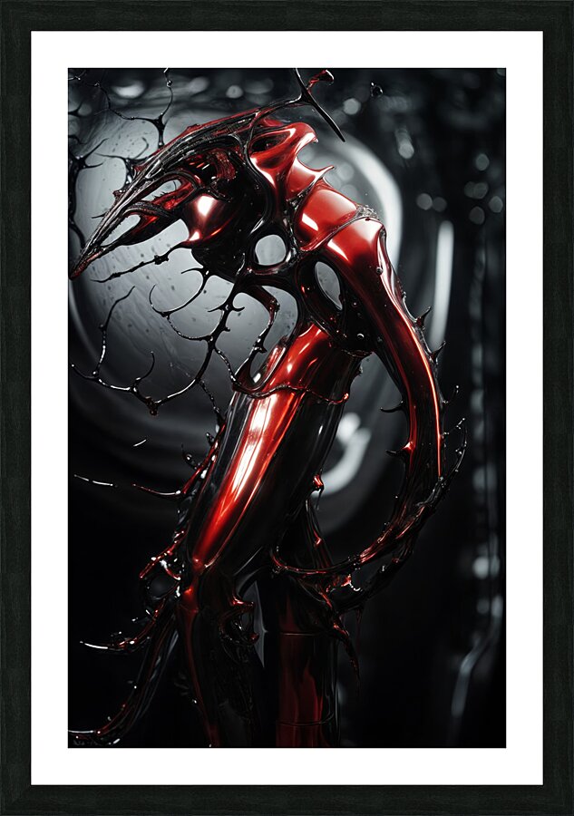 Chaotic Energy  Picture Frame print