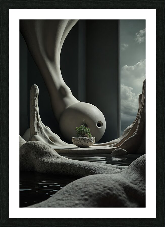  Bulbous Structure  Picture Frame print