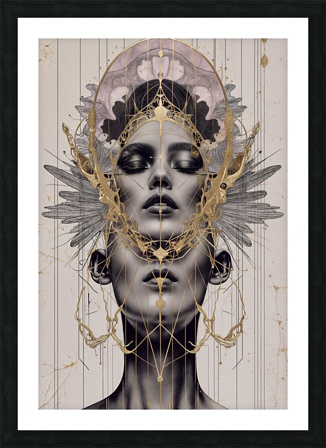  Serene and Inscrutable  Picture Frame print