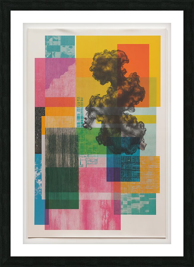 Shapes and Textures  Picture Frame print