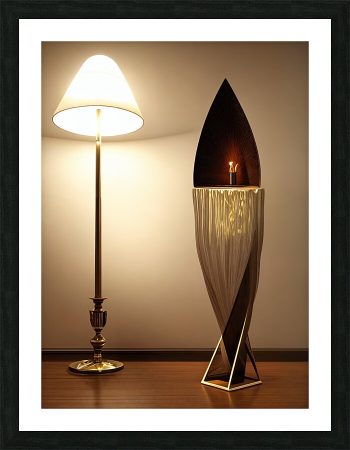  Contemporary Lamp  Picture Frame print