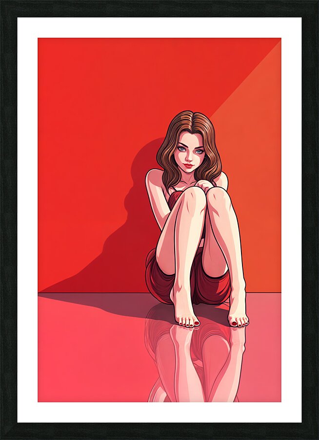 Gentle Apprehension  Picture Frame print