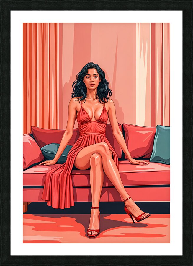  Tasteful Glimpse  Picture Frame print