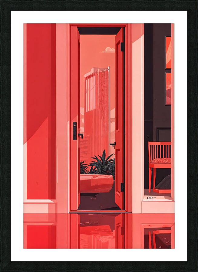  Stylized Aesthetic  Picture Frame print