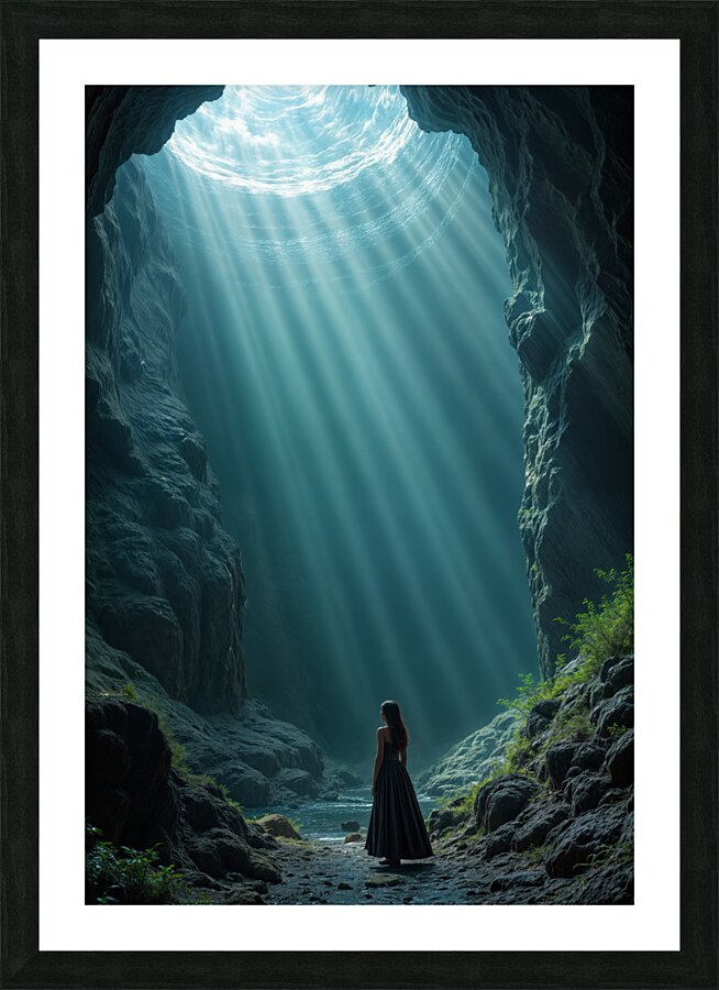  Ancient Cavern  Picture Frame print