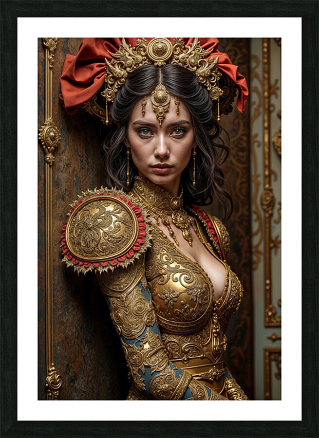 Richly Decorated  Picture Frame print