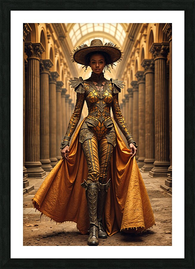 Courage and Destiny  Picture Frame print