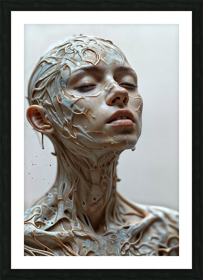  Melted Wax  Picture Frame print