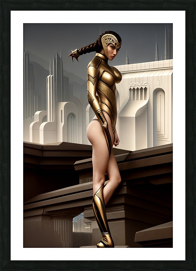  Futuristic Suit  Picture Frame print