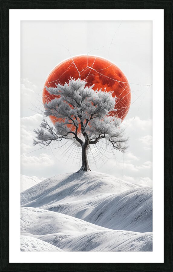  Adorned With Snow  Picture Frame print