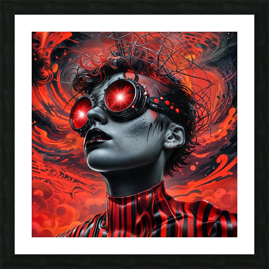  Intense Determination  Picture Frame print