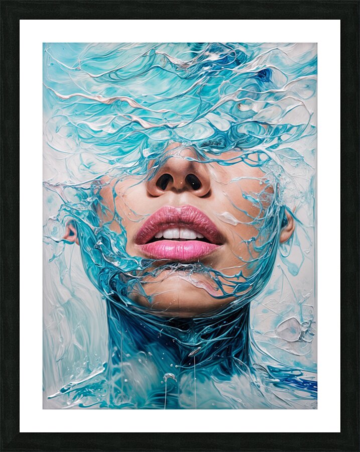  Fluid Environment  Picture Frame print