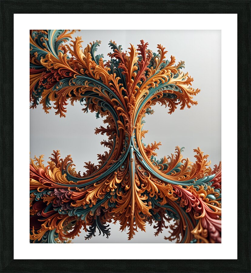  Lacy Pattern  Picture Frame print