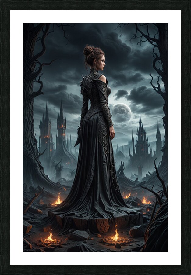  Dark Castles  Picture Frame print