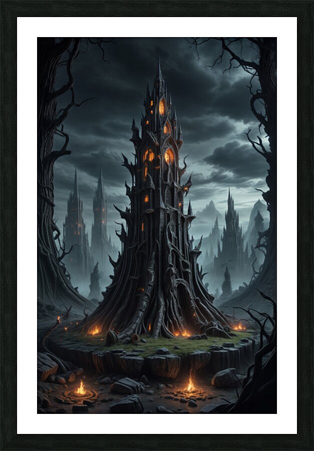  Gothic Structure  Picture Frame print