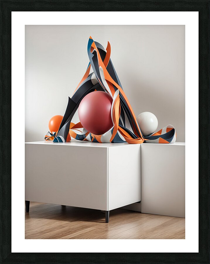  Flowing Ribbons  Picture Frame print