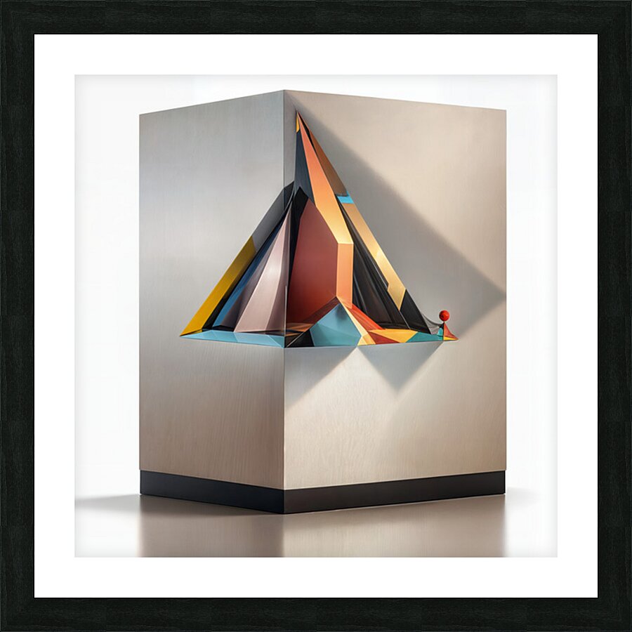  Colored Panels  Picture Frame print