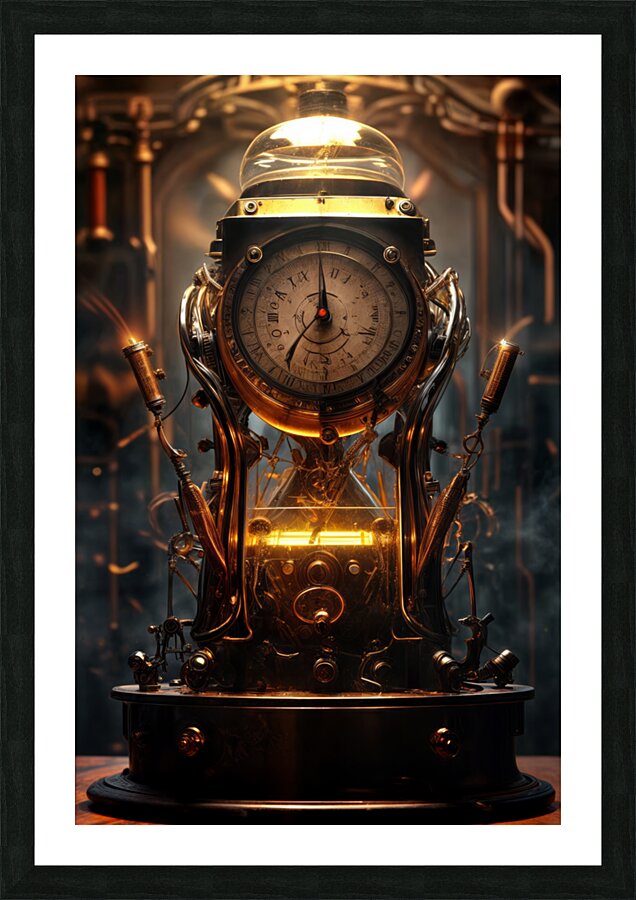  An Antique Clock Picture Frame print
